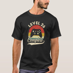 Stufe 26 Vollständiges 26. Hochzeitstag für sie T-Shirt
