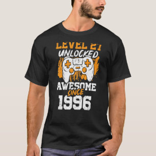Stufe 27 Phantastisch seit 1996 Videospiel Bi T-Shirt