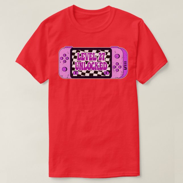 Stufe 27 Unverschlossen T-Shirt (Design vorne)