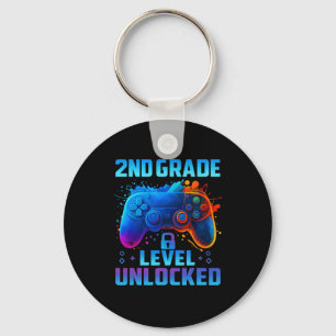 Stufe 2 - Game Level Up Ck to First Day School Gr Schlüsselanhänger