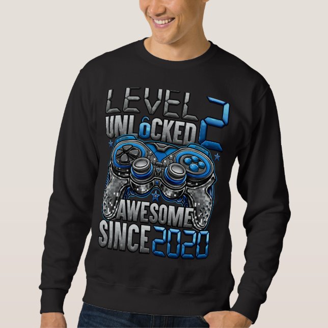 Stufe 2 Phantastisch seit 2020 2. Geburtstag Sweatshirt (Vorderseite)