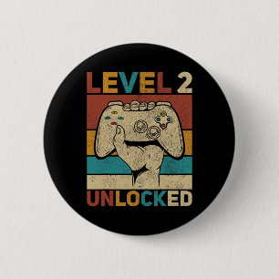 Stufe 2 Unverschlossen 2 Jahre Junge Junge Zweiter Button