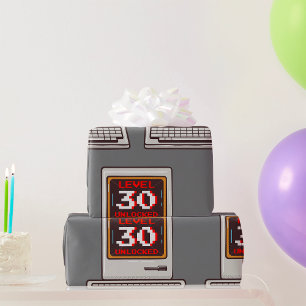 Stufe 30 Unverschlossen Geschenkpapier