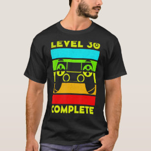 Stufe 30 Vollständiges 30-jähriges Gamer-Gaming 30 T-Shirt