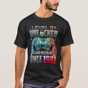 Stufe 31 Phantastisch seit 1991 31. Geburtstag T-Shirt