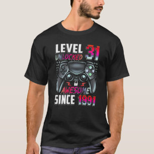 Stufe 31 Phantastisch seit 1991 31. Geburtstag T-Shirt