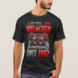 Stufe 31 Phantastisch seit 1992 31. Geburtstag T-Shirt