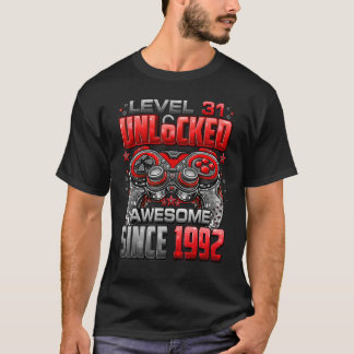 Stufe 31 Phantastisch seit 1992 31. Geburtstag T-Shirt
