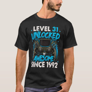 Stufe 31 Phantastisch seit 1992 31. Geburtstag T-Shirt