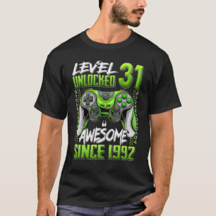 Stufe 31 Phantastisch seit 1992 31. Geburtstag T-Shirt