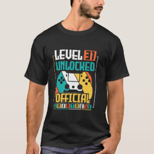 Stufe 31 Unverschlossene 31. GeburtstagsGamer-Gesc T-Shirt