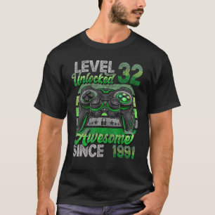 Stufe 32 Phantastisch seit 1991 32. Geburtstag T-Shirt