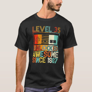 Stufe 35 Phantastisch seit 1987 35. Geburtstag T-Shirt