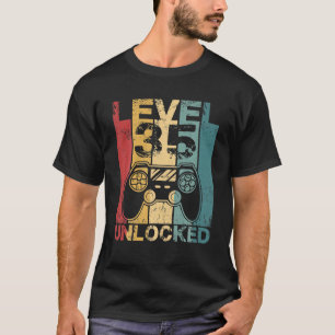 Stufe 35 Unverriegeltes Phantastisches Videospiel T-Shirt
