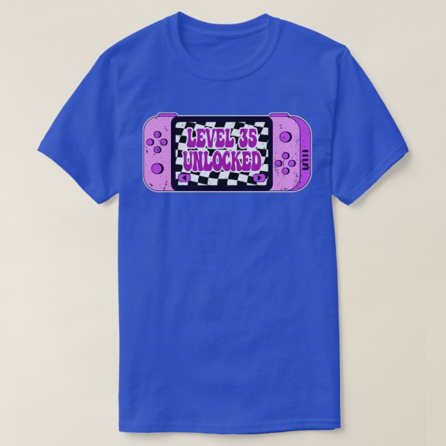 Stufe 35 Unverschlossen T-Shirt (Design vorne)