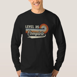 Stufe 35 Vollständiges 35. Hochzeitstag für ihn T-Shirt