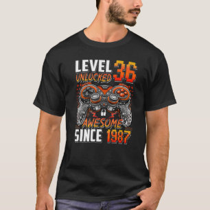 Stufe 36 Phantastisch seit 1987 36. Geburtstag T-Shirt