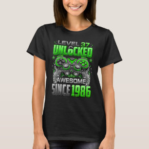Stufe 37 Phantastisch seit 1986 37. Geburtstag T-Shirt