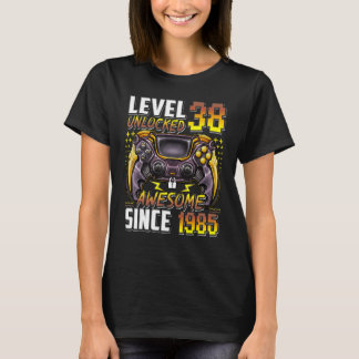 Stufe 38 Phantastisch seit 1985 38. Geburtstag T-Shirt