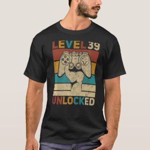 Stufe 39 Unverschlossener 39. Geburtstag 39 Jahre T-Shirt