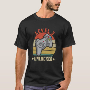 Stufe 3 Unverschlossene 3. GeburtstagsGamer 3 Jahr T-Shirt