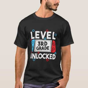 Stufe 3D-Spielstand: Zurück zum Videospiel der Sch T-Shirt
