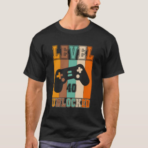 Stufe 40 entsperrt - Geburtstagsausgabe T-Shirt