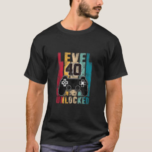 Stufe 40 Unverschlossene 40 Jahre alte Tagesgesche T-Shirt