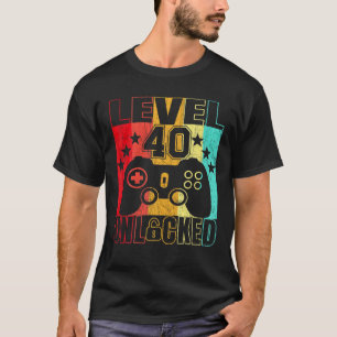 Stufe 40 Unverschlossene 40-Jährige Männer 40. 40 T-Shirt