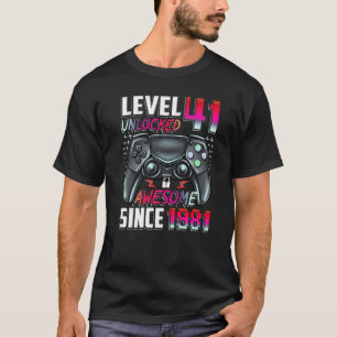 Stufe 41 Phantastisch seit 1981 41. Geburtstag T-Shirt