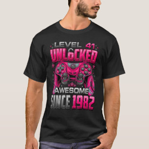 Stufe 41 Phantastisch seit 1982 41. Geburtstag T-Shirt