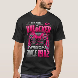 Stufe 41 Phantastisch seit 1982 41. Geburtstag T-Shirt