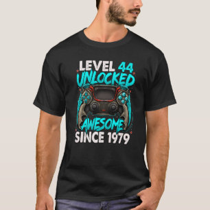 Stufe 44 Phantastisch seit 1979 44. Geburtstag T-Shirt
