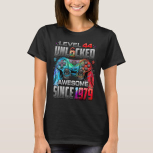 Stufe 44 Phantastisch seit 1979 44. Geburtstag T-Shirt
