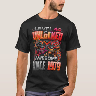 Stufe 44 Phantastisch seit 1979 44. Geburtstag T-Shirt