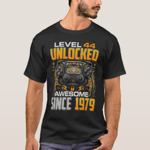 Stufe 44 Phantastisch seit 1979 44. Geburtstag T-Shirt