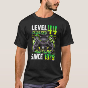 Stufe 44 Phantastisch seit 1979 44. Geburtstag T-Shirt