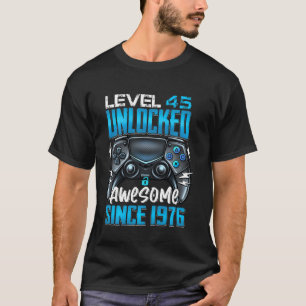 Stufe 45 Phantastisch seit 1976 45. Geburtstag T-Shirt