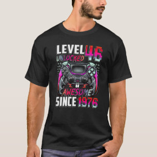Stufe 46 Phantastisch seit 1976 46. Geburtstag T-Shirt