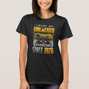 Stufe 47 Phantastisch seit 1976 47. Geburtstag T-Shirt