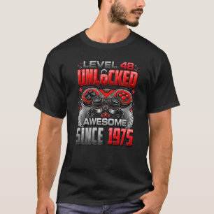 Stufe 48 Phantastisch seit 1975 48. Geburtstag T-Shirt