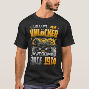 Stufe 49 Phantastisch seit 1974 49. Geburtstag T-Shirt
