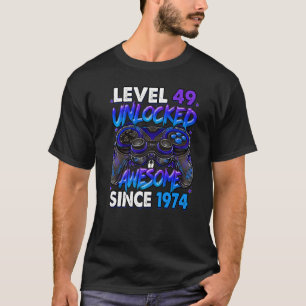 Stufe 49 Phantastisch seit 1974 49. Geburtstag T-Shirt