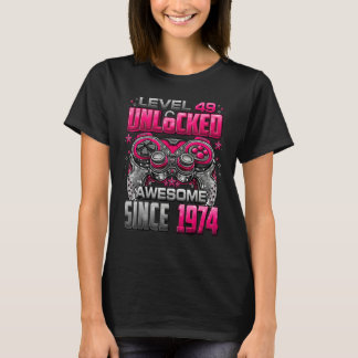 Stufe 49 Phantastisch seit 1974 49. Geburtstag T-Shirt