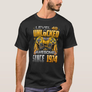 Stufe 49 Phantastisch seit 1974 49. Geburtstag T-Shirt
