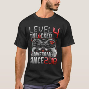 Stufe 4 Phantastisch seit 2018 4. Geburtstag G T-Shirt
