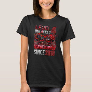 Stufe 4 Phantastisch seit 2018 4. Geburtstag T-Shirt