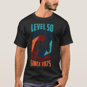Stufe 50 Freigeschaltet Großartig Seit 1975, T-Shirt