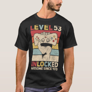 Stufe 53 Unverschlossene 53 Jahre alte Männer Kind T-Shirt