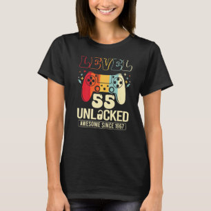 Stufe 55 Unverriegeltes Phantastisches 1967-Videos T-Shirt